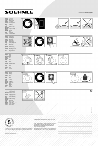 Manual Soehnle 63330 Circle Balance Balança