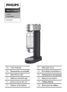 Bedienungsanleitung Philips ADD4902 GoZero Wassersprudler