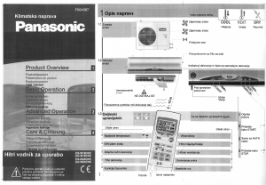 Manual Panasonic CS-W18CKE Air Conditioner