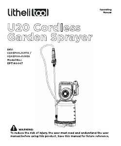 Bedienungsanleitung Litheli EPT140007 Gartensprüher