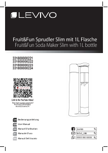 Bedienungsanleitung Levivo 331800000222 Wassersprudler
