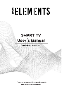Manual KB Elements ELT32SDEBR9 LED Television