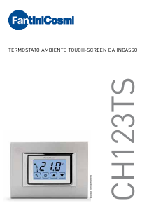 Manuale Fantini Cosmi CH123TS Termostato