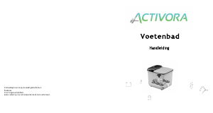 Handleiding Activora LLM477 Voetenbad