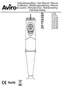 Manuale Aviro AV1406 Frullatore a mano