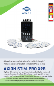 Bedienungsanleitung Axion STIM-PRO X9B TENS-Gerät