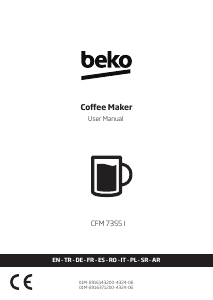 Kullanım kılavuzu BEKO CFM 7355 I Kahve makinesi