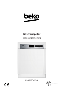 Bedienungsanleitung BEKO BDSS28040XQ Geschirrspüler