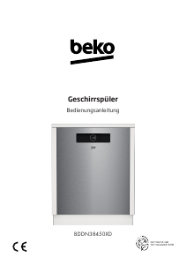 Bedienungsanleitung BEKO BDDN38450XD Geschirrspüler