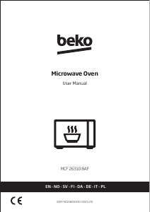 Bedienungsanleitung BEKO MCF 26310 BAF Mikrowelle
