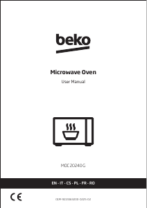 Manual BEKO MOC20240G Cuptor cu microunde