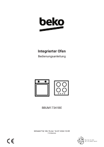Bedienungsanleitung BEKO BBUM17341BE Backofen