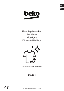 Használati útmutató BEKO BM3WFSU39413WPBB1 Mosógép