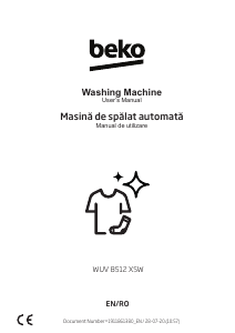 Manual BEKO WUV 8512 XSW Mașină de spălat