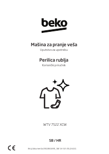 Priručnik BEKO WTV 7522 XCW Stroj za pranje rublja