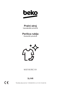 Priručnik BEKO WUE 6636C XA Stroj za pranje rublja