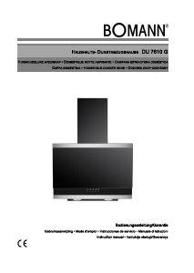 Mode d’emploi Bomann DU 7610 G Hotte aspirante