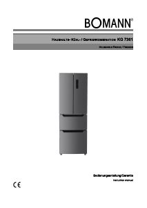 Bedienungsanleitung Bomann KG 7361 IX Kühl-gefrierkombination