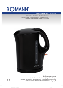 Manuale Bomann WK 6079 CB Bollitore