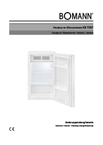 Instrukcja Bomann KS 7257 Lodówka