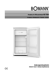 Instrukcja Bomann KS 7254 Lodówka