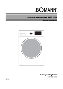 Bedienungsanleitung Bomann WAT 7186 T Waschtrockner