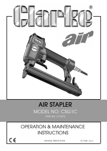 Handleiding Clarke CSG 1C Tacker