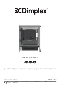 Handleiding Dimplex LUC20-EU Lucia Elektrische haard