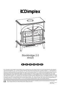 Manual de uso Dimplex SKG20 Stockbridge 2.0 Chimenea electrica