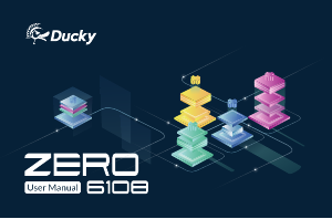 Mode d’emploi Ducky DKZE2408ST3 Zero 6108 Clavier