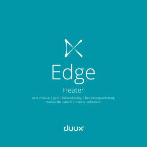 Mode d’emploi Duux Edge Chauffage