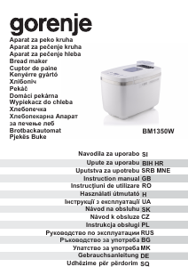 Használati útmutató Gorenje BM1350W Kenyérsütő