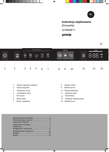 Instrukcja Gorenje GV563E11 Zmywarka