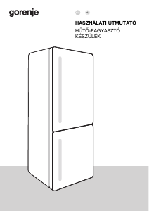 Használati útmutató Gorenje NRB620C61X4WFE Hűtő és fagyasztó