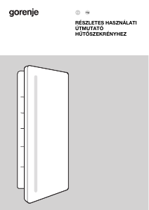 Használati útmutató Gorenje RI517E62WF Hűtőszekrény