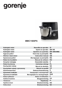 Használati útmutató Gorenje MMC1500PS Konyhai robotgép