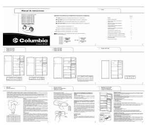 Manual de uso Columbia HTA 2434 Frigorífico combinado