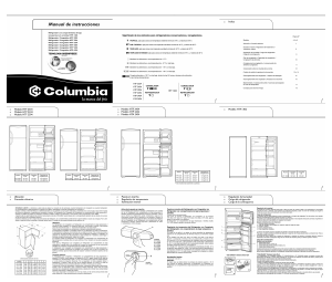 Manual de uso Columbia HTF 2294 Frigorífico combinado