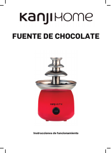 Manual de uso Kanji KJH-CFP003 Fuente de chocolate