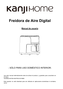 Manual de uso Kanji KJHAF1502 Freidora