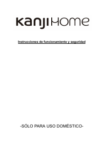 Manual de uso Kanji KJHAF1803 Freidora
