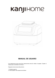 Manual de uso Kanji KJH-1800DC Freidora
