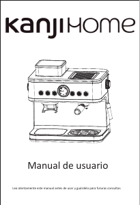 Manual de uso Kanji KJH-CMF1000S01 Máquina de café espresso