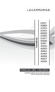 Manual de uso Codini Silent 2052 Lavadora