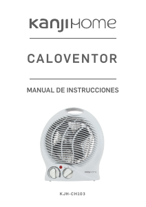Manual de uso Kanji KJH-CH103 Calefactor
