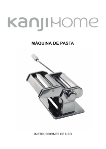 Manual de uso Kanji KJH-MP02 Máquina de pasta