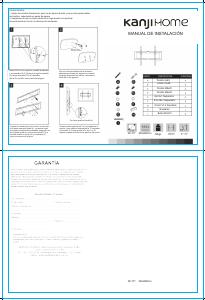 Manual de uso Kanji KJH-WMFI63 Soporte de pared