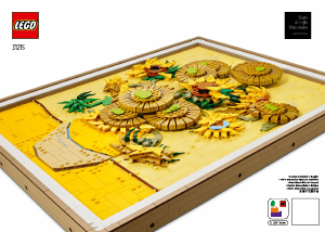 Bruksanvisning Lego set 31215 Art Vincent van Gogh – Solrosor