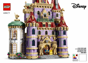 Посібник Lego set 43263 Disney Замок Красуні й Чудовиська