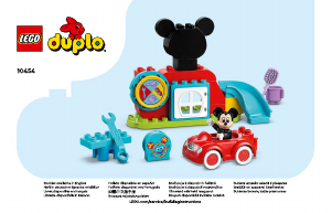 Manuale Lego set 10454 Duplo La casa e l’auto di Topolino